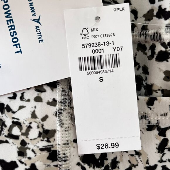 NEW Old Navy Active Powersoft Bermuda Shorts Women's Size Small 8" GoDry Pockets - Picture 9 of 10